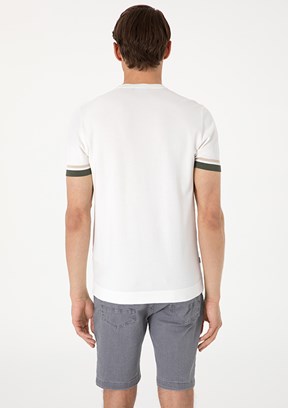 PİERRE CARDİN Beyaz Erkek Slim Kazak