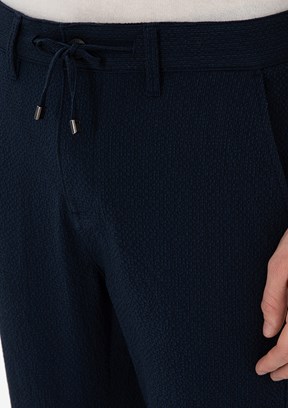 PİERRE CARDİN Lacivert Erkek Slim Pantolon