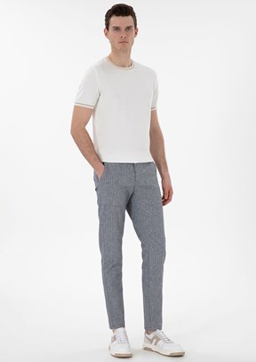 PİERRE CARDİN Lacivert Erkek Slim Pantolon