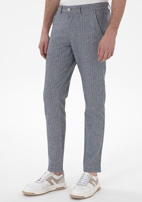 PİERRE CARDİN Lacivert Erkek Slim Pantolon