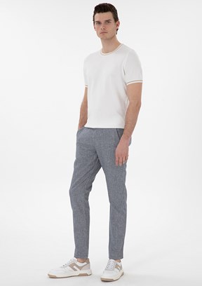 PİERRE CARDİN Lacivert Erkek Slim Pantolon