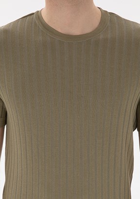 PİERRE CARDİN Yeşil Erkek Slim Kazak