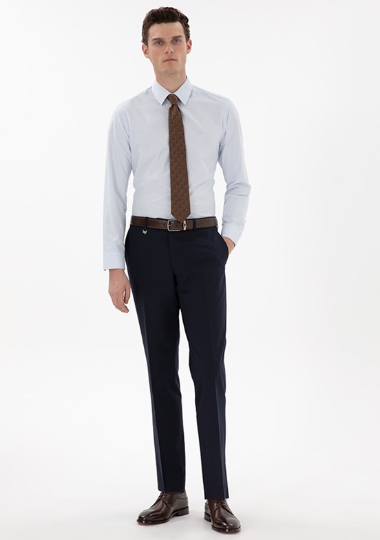 PİERRE CARDİN Lacivert Erkek Slim Pantolon