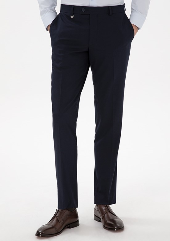 PİERRE CARDİN Erkek Lacivert Slim Pantolon