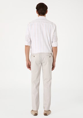 PİERRE CARDİN Bej Erkek Ultra Slim Pantolon