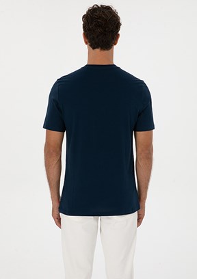 PİERRE CARDİN Lacivert Erkek Regular T-Shirt