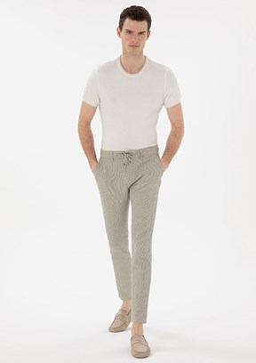 PİERRE CARDİN Yeşil Erkek Slim Pantolon
