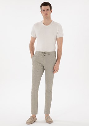 PİERRE CARDİN Yeşil Erkek Slim Pantolon