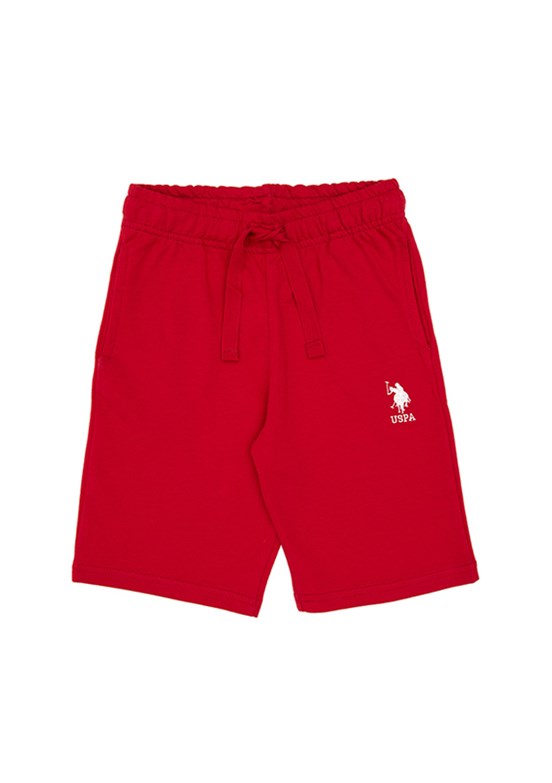 US POLO ASSN Beyaz Erkek Çocuk Şortlu İkili Takım