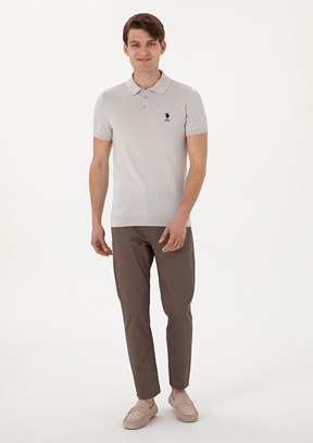 US POLO ASSN Bej Erkek Chino Pantolon