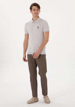 US POLO ASSN Bej Erkek Chino Pantolon