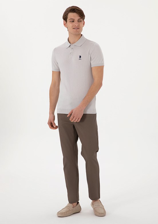 US POLO ASSN Bej Erkek Chino Pantolon