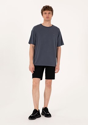 US POLO ASSN Siyah Erkek Bermuda Şort