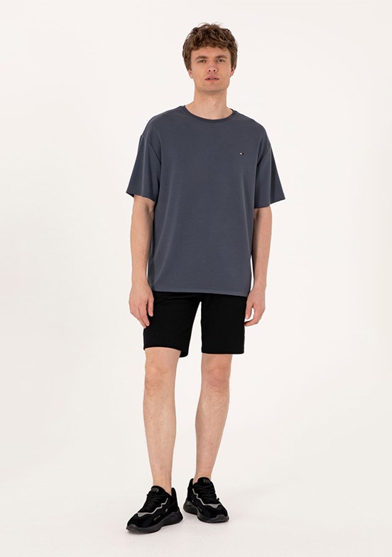 US POLO ASSN Siyah Erkek Bermuda Şort
