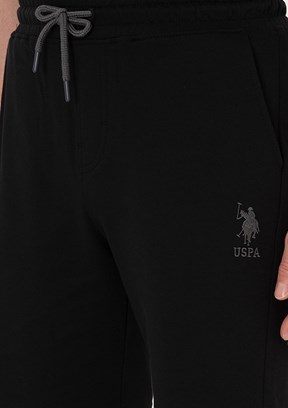 US POLO ASSN Siyah Erkek Bermuda Şort