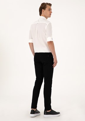 US POLO ASSN Siyah Erkek Chino Pantolon