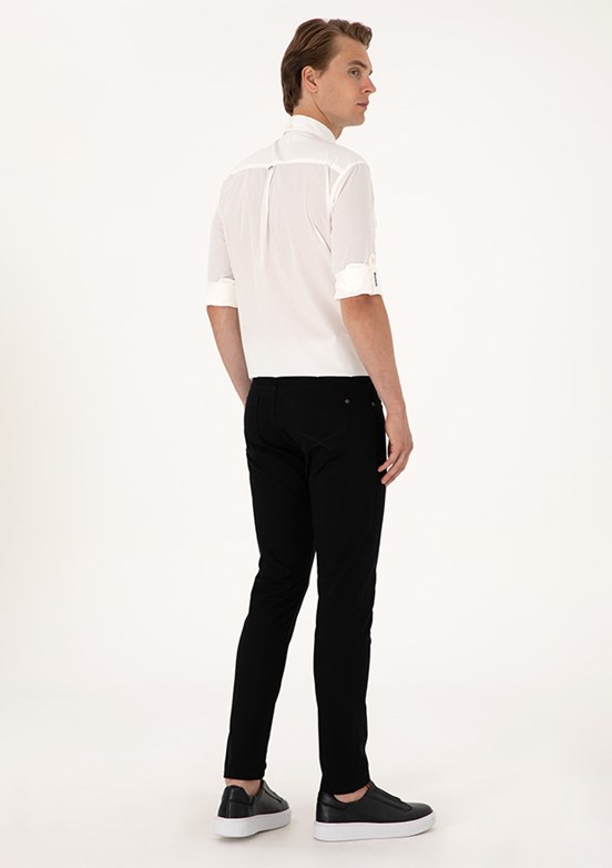 US POLO ASSN Siyah Erkek Chino Pantolon
