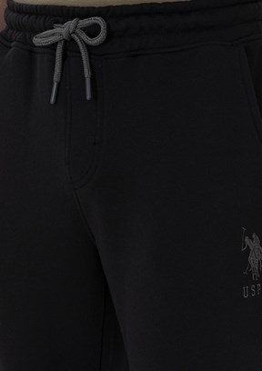 US POLO ASSN Sıyah Erkek Örme Pantolon