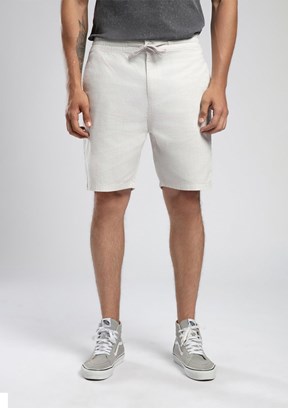 LEE COOPER Burf Ekru Erkek Dokuma Şort