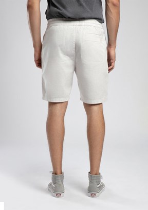 LEE COOPER Burf Ekru Erkek Dokuma Şort