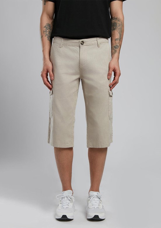 LEE COOPER Bej Erkek Bermuda Şort