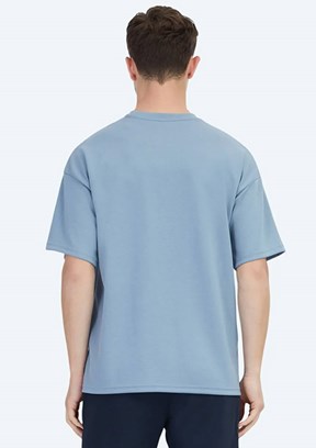 KİP Mavi Erkek Bisiklet Yaka T-Shirt
