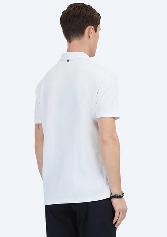 KİP Beyaz Erkek Polo Yaka T-Shirt