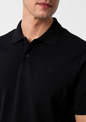 SÜVARİ Siyah Erkek Polo Yaka T-Shirt