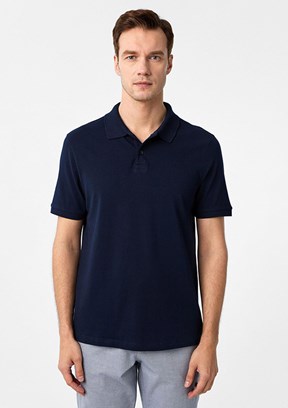 SÜVARİ Lacivert Erkek Polo Yaka T-Shirt