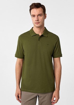 SÜVARİ Yeşil Erkek Polo Yaka T-Shirt