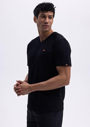 ELLESSE Siyah Erkek Baskılı T-shirt