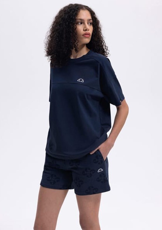 ELLESSE Lacivert Kadın Baskılı T-shirt
