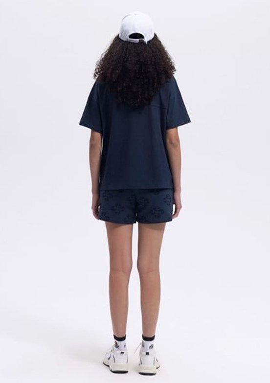 ELLESSE Lacivert Kadın Baskılı T-shirt