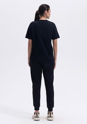 ELLESSE Siyah Kadın Baskılı T-shirt