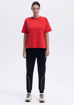 ELLESSE Kırmızı Kadın Baskılı T-shirt