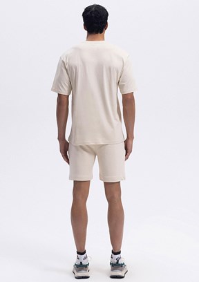 ELLESSE Ekru Erkek Baskılı T-shirt