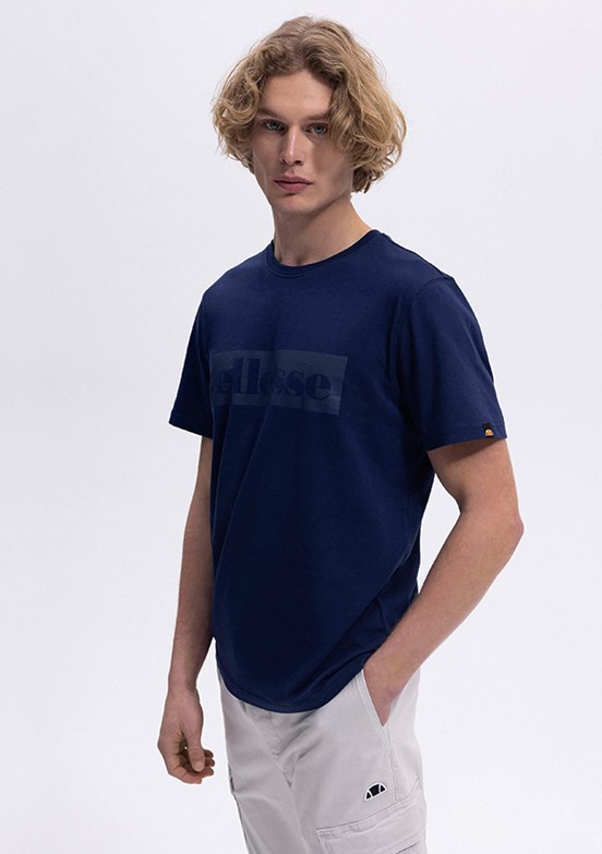 ELLESSE Lacivert Erkek Baskılı T-shirt
