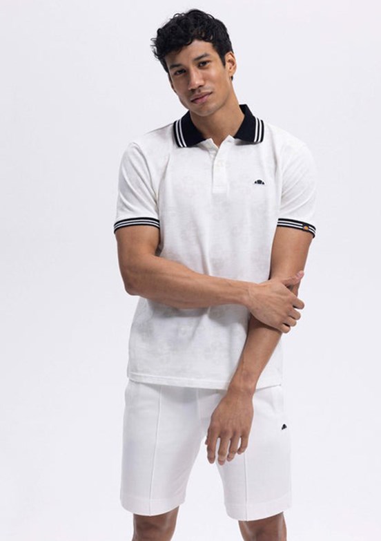 ELLESSE Beyaz Erkek Polo Yaka T-shirt