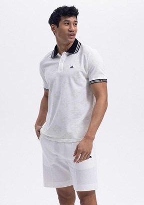 ELLESSE Beyaz Erkek Polo Yaka T-shirt