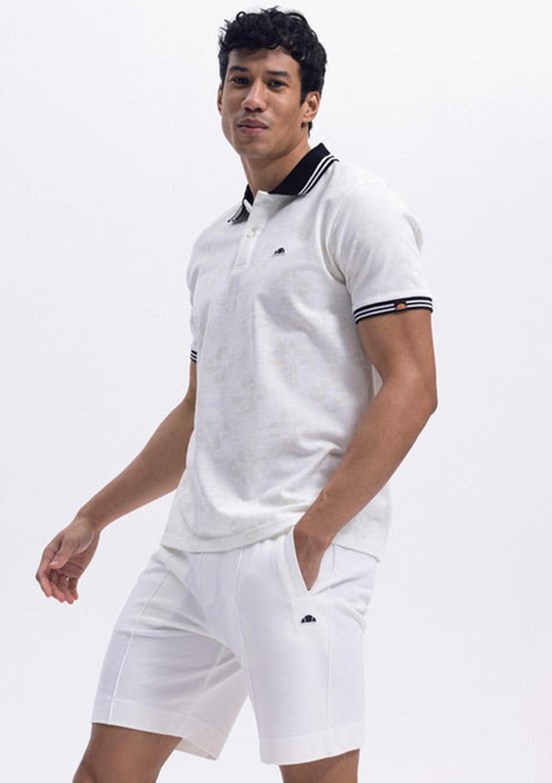 ELLESSE Beyaz Erkek Polo Yaka T-shirt