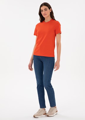 PIERRE CARDIN Mavi Kadın Slim Jean Pantolon