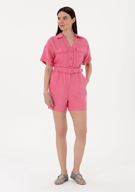 PIERRE CARDIN Pembe Kadın Tulum Elbise