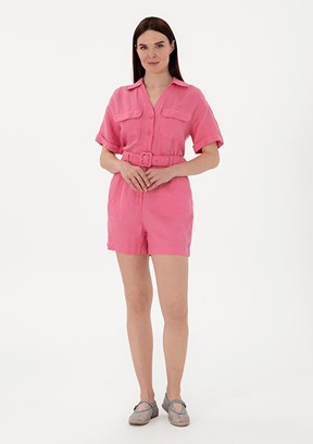 PIERRE CARDIN Pembe Kadın Tulum Elbise