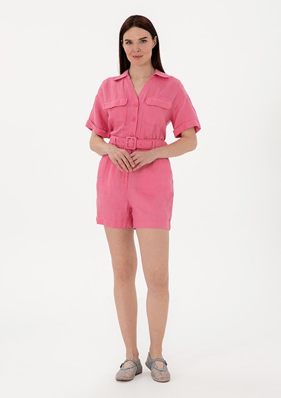 PIERRE CARDIN Pembe Kadın Tulum Elbise