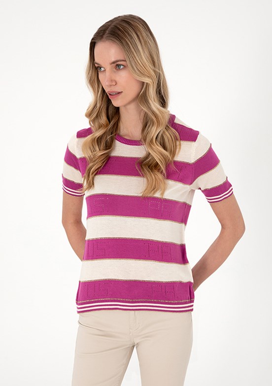 US POLO ASSN Pembe Kadın Regular Kazak
