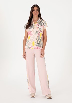US POLO ASSN Pembe Kadın Rahat Kesim Pantolon
