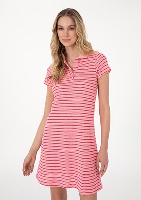 US POLO ASSN Pembe Kadın Örme Elbise