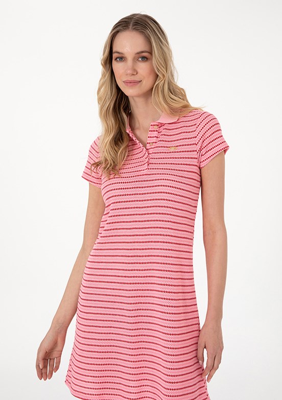 US POLO ASSN Pembe Kadın Culotte Elbise