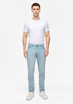 BACKANDBOND - B34S35014 Erkek Mavi 5 Cep Jean Pantolon