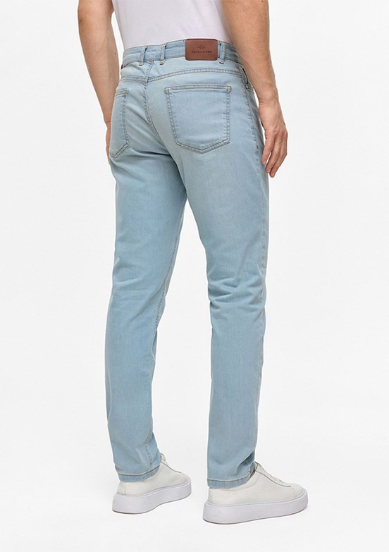 BACKANDBOND - B34S35014 Erkek Mavi 5 Cep Jean Pantolon